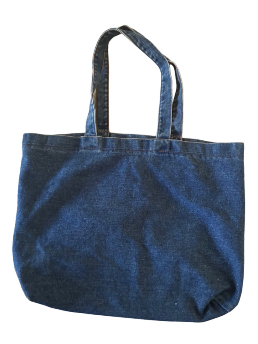 Vintage 90s Denim Tote Bag 100% cotton